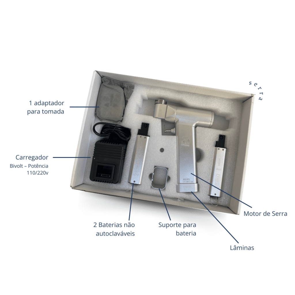 Serra Oscilatória Linear para ortopedia veterinária
